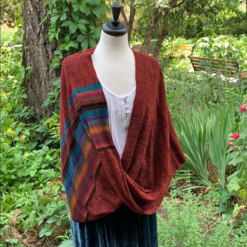 Handwoven infinity wrap